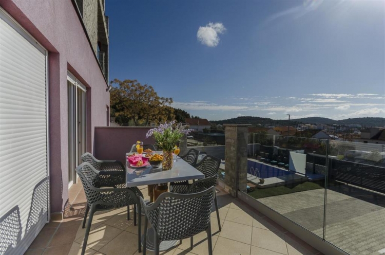 Purple Apartment A2 with Pool in Jezera, Island Murter: